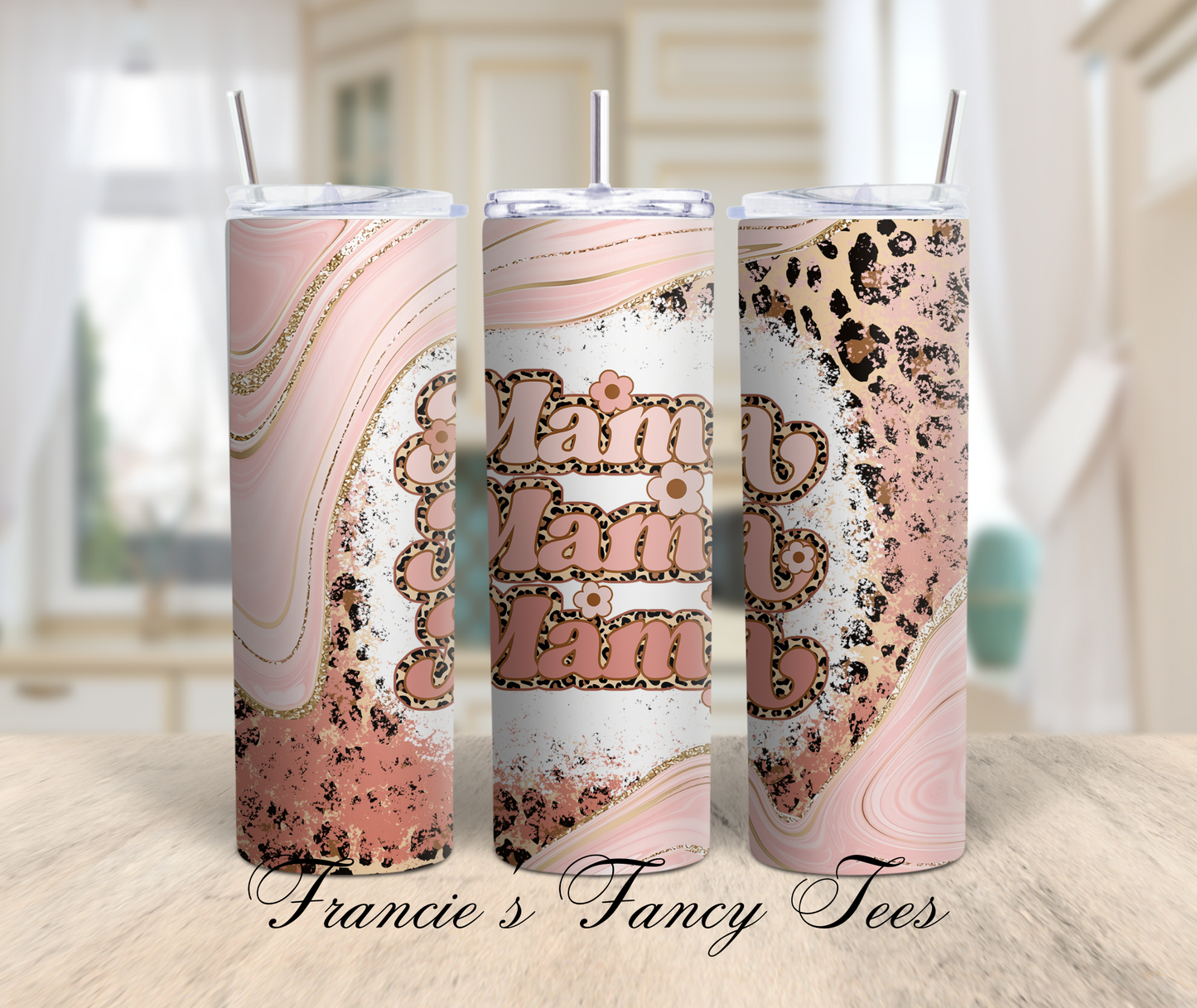 Mama Mama Mama/Mother's Day Tumbler/20oz Tumbler/Mother's Day Gift/Sublimation Tumbler