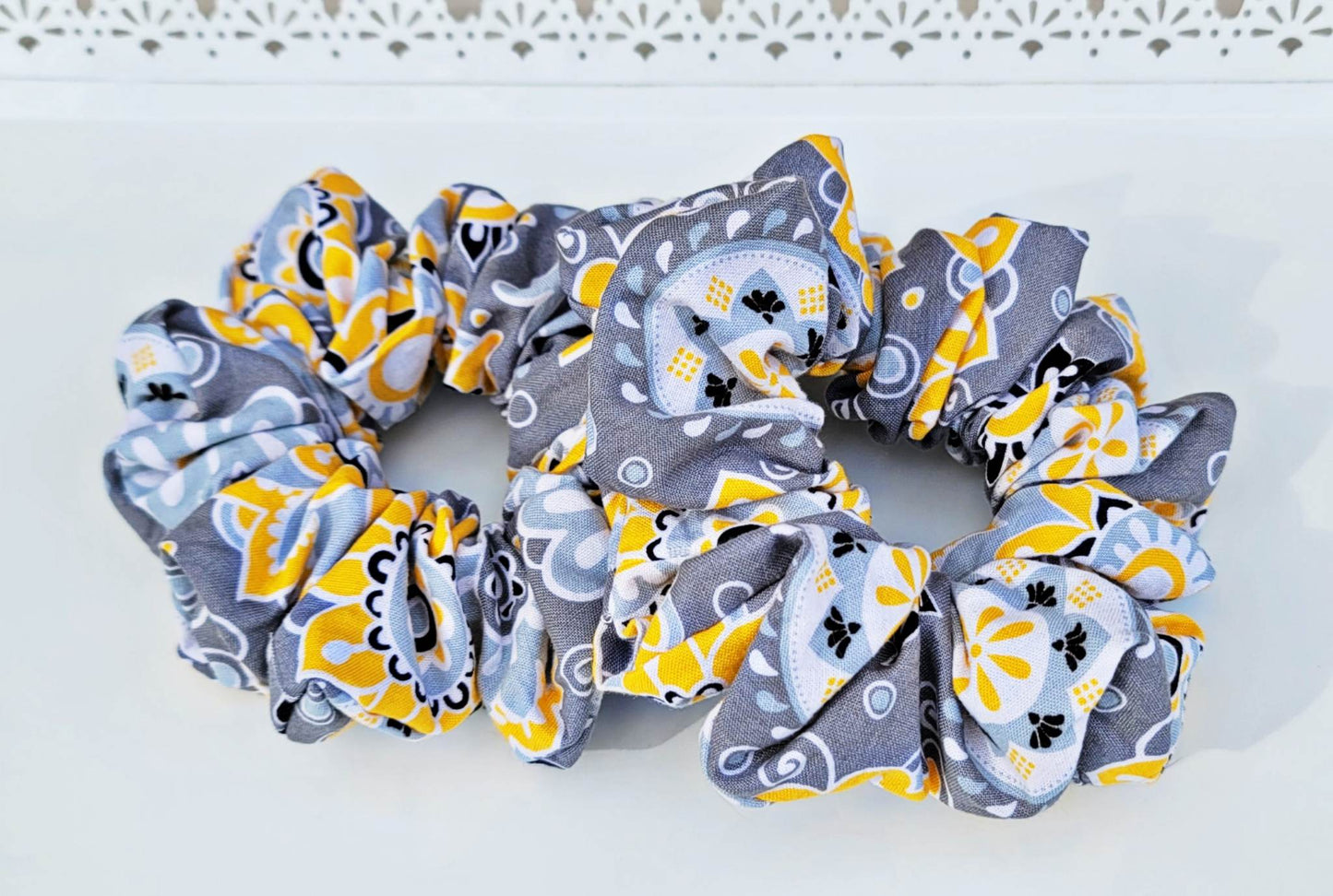 Summer Scrunchies/Silk Scrunchie/Scrunchy/Hair Ties/Pony Holders/Gifts for Bridesmaids/Wedding Party Gifts/Cotton Scrunchies