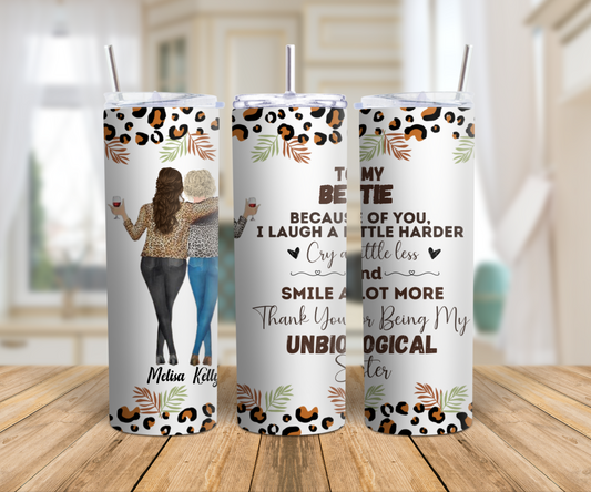 To My Besties Custom-made Tumbler/Handmade Just for You/Personally Made/Sublimation Tumbler/ Birthday Gift/Best Freind Gift/
