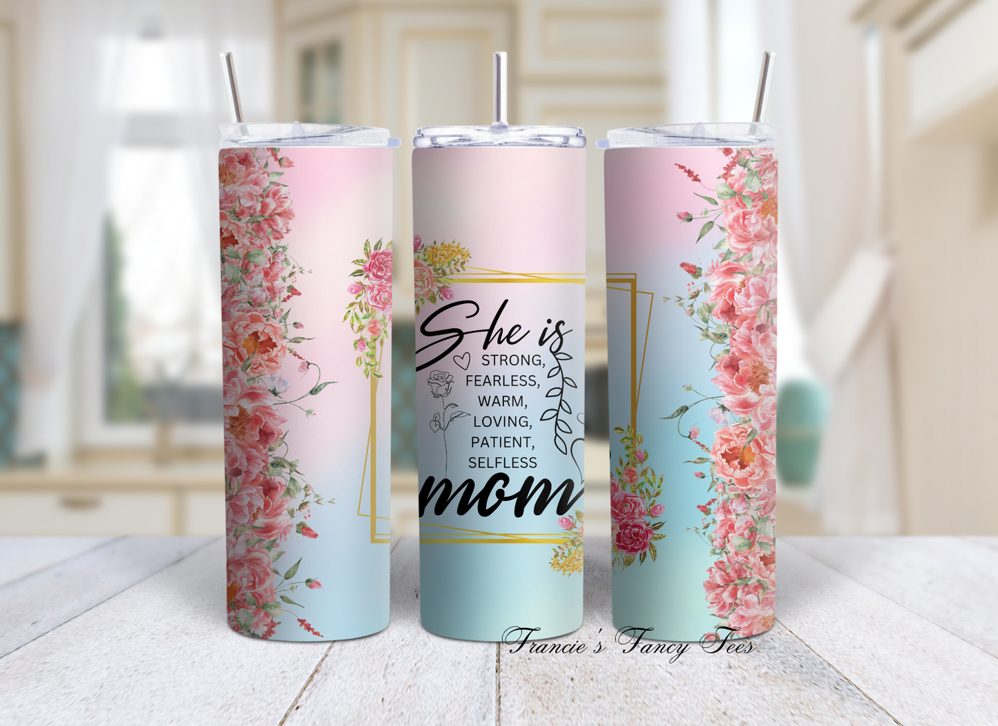 She is Tumbler/Inspiring Tumbler/20oz Tumbler/Sublimation Tumbler/Birthday Gift/Gift for Your Best Friend/Girly Tumbler