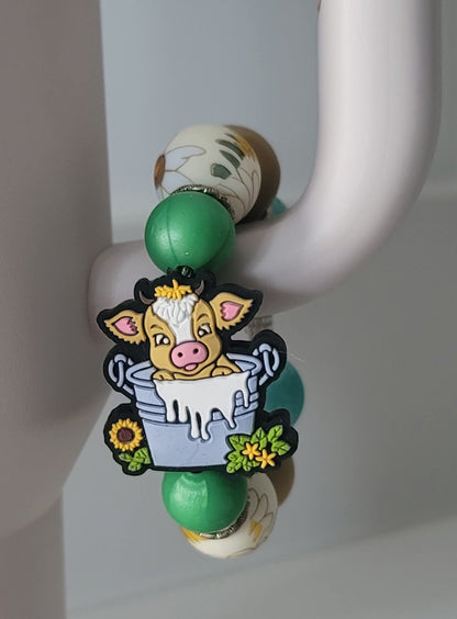 Cow Theme Cup Charms/Stanley Charms/Stanley Handle Accessory/ Accessory For Cups
